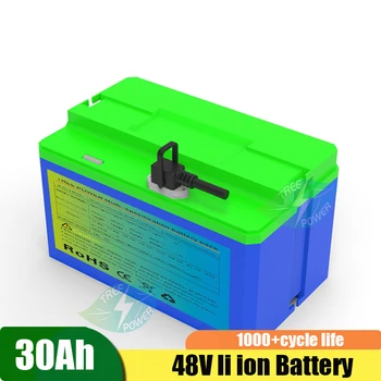 18650 série 48V 30Ah Elektrickú Trojkolku Li-ion skúter lítiová Batéria+ nabíjačka