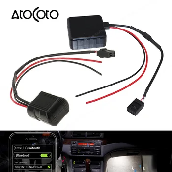 Auto Bluetooth Modul pre BMW Radu 3 E46 Rádio Stereo Aux kábel Kábel Adaptéra s Filtrom Bezdrôtové Audio Vstup