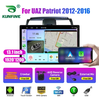 13.1 palcov autorádia Pre UAZ Patriot 2012-2016 Auto DVD, GPS Navigácie Stereo Carplay 2 Din Strednej Multimediálne Android Auto
