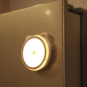 LED smart nočné osvetlenie, bezdrôtový snímač pohybu svetla, USB napájanie, spálňa, obývacia izba, chodba osvetlenie skrine nástenné svietidlo