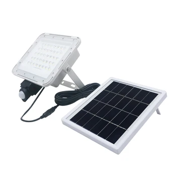 SZYOUMY 10W PIR Solárny Snímač Pohybu Indukčné Zmysel 80 LED Flood Light Solárne Lampy, IP66 SMD2835 Solárne LED Svetlomet