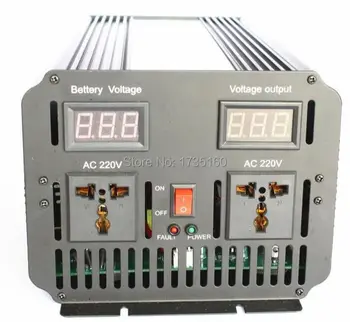 5KW 5000W DC 12V Do AC 110V 60HZ Off Grid Čistá Sínusová Vlna invertor