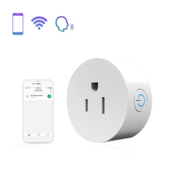 Smart Plug Wifi na Monitorovanie spotreby Energie Plug Zásuvky Pracuje s Alexa Domovská stránka Google Inteligentný Život App Remote program a Časovač