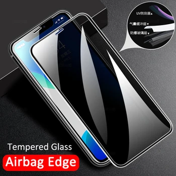 3D Airbag edge Anti-Spy Peeping Screen Protector Pre iPhone 15 14 13 12 mini 11 Pro X XS Max XR 8 Plus SE ochrany Osobných údajov Tvrdené Sklo