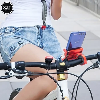 Zliatina hliníka Požičovňa Mobile Mobil Držiak na Motocykel Suporte Mobilné 3.5-6.5 palcový iPhone Xiao Samsung Gsm Houder Fiets