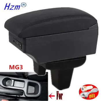 Pre MG MG3 opierkou box Pre Morris Garáže mg3 auto stredovej konzoly opierkou úprava príslušenstvo s USB