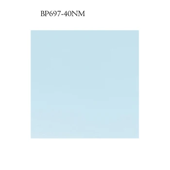 BP697-40NM Úzke Pásmového Filtra Square=6 * 6 mm Hrubé-1MM Fluorescenčné Pásmového Filtra 100KS