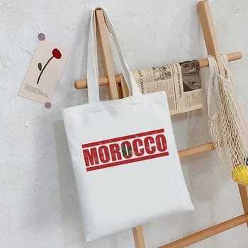 maroc maroko nákupní taška bolsas de tela s potravinami bavlna shopper plátno tote bag vak cabas handričkou sac toile