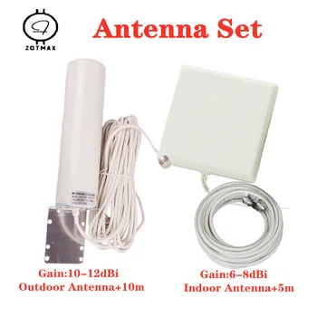 ZQTMAX 12dBi 900 1800 2100 2600 anténa pre UMTS 3G internetu LTE 4G zosilňovač signálu celulárnej siete 2g gsm repeater s káblom