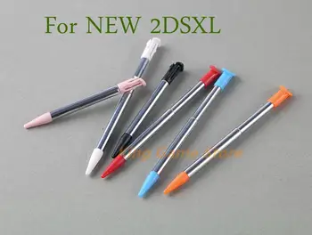 100ks/veľa Kovu Zdvíhateľnej Dotykový Displej Slot Pero pre Nové 2DS XL LL Rozšíriteľný Stylus Pen