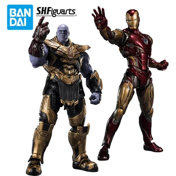 Pôvodné Bandai SHFiguarts Marvel Thanos AVG4 Iron Man Marek 85 Thanos Avengers:koncovka Infinity Saga Akcie Obrázok Modelu Hračka