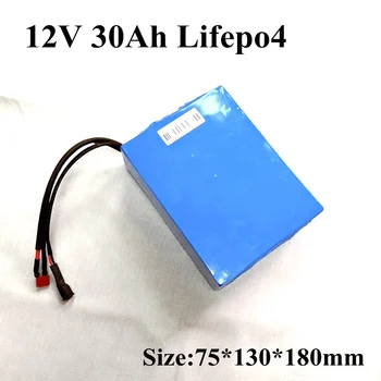Lifepo4 12v 30ah Batériu Prispôsobiť Zástrčka 12v Nabíjateľná pre Elektrický Motocykel Batérie 12v Golfový Vozík + 14.6 V Nabíjačke