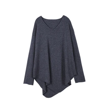 cashmere sveter žien 100 čistá cashmere tvaru strednej dĺžky voľné pletený sveter
