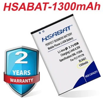 HSABAT Top Značky 100% Nové 1300mAh BL6421 Batérie pre Lietať FF179 BL6421 na sklade