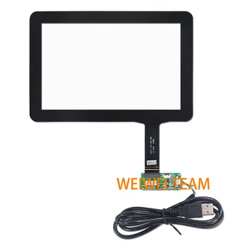 Wisecoco 8.2 Palcový Kapacitný Dotykový Displej USB Touch Panel Viacerých Bodov podporu BP082WX1-100 LCD Displej