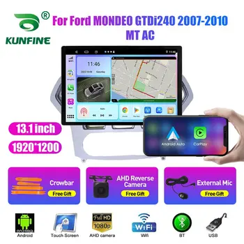 13.1 palcov, autorádio Pre Ford MONDEO GTDi240 2007-10 Auto DVD, GPS Navigácie Stereo Carplay 2 Din Strednej Multimediálne Android Auto