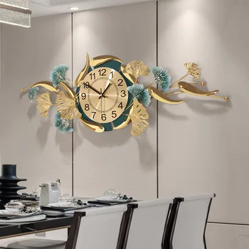 Kreatívne hodiny, v obývačke gingko móda a osobnosť nástenné hodiny Domov stlmiť hodiny, dekorácie, moderný dizajn