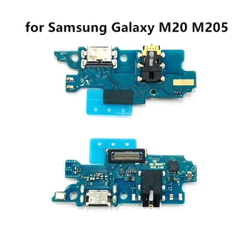 pre Samsung Galaxy M20 M205 USB Nabíjací Port Konektor Doku PCB Dosky Páse s nástrojmi Flex Kábel Nabíjací Port súčasťou