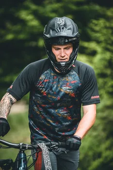 2023 lete cyklistika dres krátky rukáv mtb jersey Off Road Motocross tričko enduro motocykel zjazdové športové Tím jersey