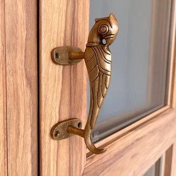 Umenie papagáj mosadzné kľučky ručné povrchovú montáž kabinetu dvere, Vytiahne