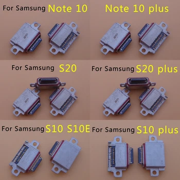 5 ks Typ-C, USB Nabíjací Konektor Konektor Zásuvka Údaje Nabíjací Port Chvost Konektor Pre Samsung Galaxy s rezacím zariadením S10 S20 FE Ultra Poznámka 10 Plus S10e