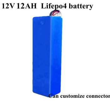 1 balíček si Môžete Prispôsobiť Lifepo4 Batérie 12v 12Ah Akku Pilas 23a 12v Prenosný jednosmerný (DC) pre UPS Supply 200w Výkon Nástroj + 3A Nabíjačky