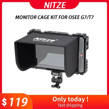 Nitze Monitor Klietky Držiak pre OSEE T7/G7 7 s LS7-G7 Sunhood,N58-J Ramenný Popruh,Monitor Držiteľ Mount doprava zadarmo Horúce predaj