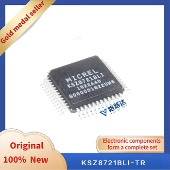 KSZ8721BLI-TR LQFP48 Zbrusu nový, Originálny pravý produkt Integrovaný obvod
