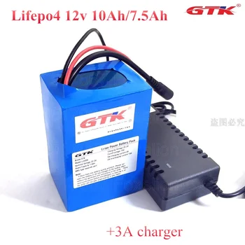 4S Lifepo4 Batérie 12.8 V 10Ah 7.5 Ah 26650 Valcové Batérie pre Auto Black Box solárne pouličné svetlá + 14.6 v 3A nabíjačky