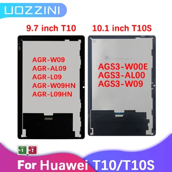 Pre Huawei MediaPad T 10 10s T10 T10s dátumu odsúhlas-L09 dátumu odsúhlas-W09 dátumu odsúhlas-AL09 AGS3-L09 AGS3-W09 Dotykový Displej Digitalizátorom. Montáž LCD Displej