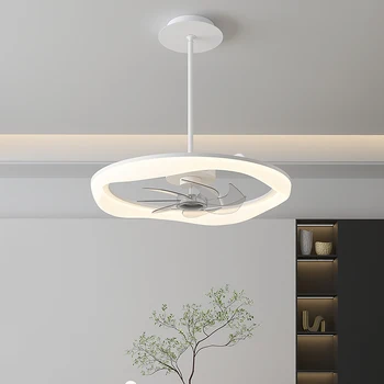 Diaľkové ovládanie pól namontované LED Stropný Ventilátor Lampa jedáleň, obývacia izba, spálňa kolo Stropným Ventilátorom s LED Svetlom a Kontroly