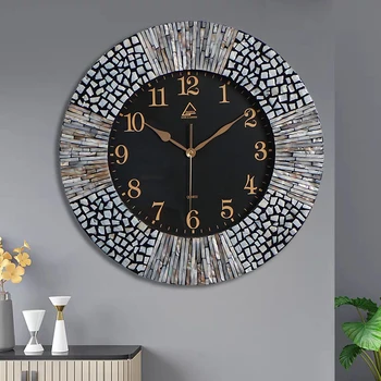 Dovezené shell tichý nástenné hodiny steny v obývacej izbe sledovať domov atmosféru kreatívnych módnych hodiny modernej jednoduchosti