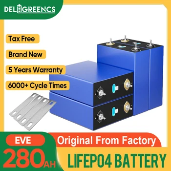 Stupeň Zbrusu NOVÝ 280K 6000 Cykloch Nabíjateľná Batéria 24V 48V Lifepo4 Batérie pre EV RV Solárne Skladovanie Skúter ElectricBoat