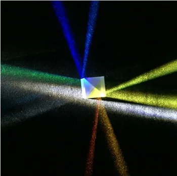 20*20*20 mm rozptylu prism Farba Prism Fyziky Experiment Zariadenia objektív