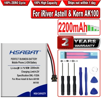 HSABAT 2200mAh Batérie pre IRIVER Astell & Kerna AK100 Prehrávač
