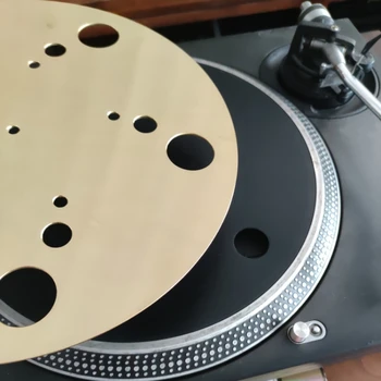 Vinyl Hráč Príslušenstvo Odolné Anti-Statické Gramofónu Mat 29 cm Priemer Čistej Medi Record Player Pad