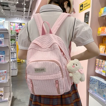 Letné Nové Womne Batoh Nylon Nepremokavé Školské tašky pre Dievčatá Moderný Dizajn Cestovné Batohy Anti-theft Skladovanie Batohy