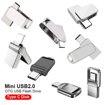 Mini 64GB Typ C Ultra Dual USB 2.0 Flash Memory Stick Palcom Jednotku U Diskov