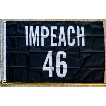 Donald Trump Vlajka DOPRAVA ZADARMO Impeach 46 B Biden Hovno Desantis USA Znamenie, 3x5' yhx0218