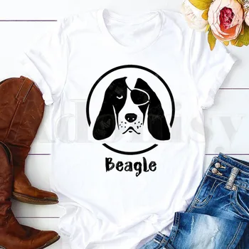 Vtipné Beagle pes, Pet Zvierat Beagles Tričká dámske tričko Krátky Rukáv Žena Topy Tees Harajuku Vintage