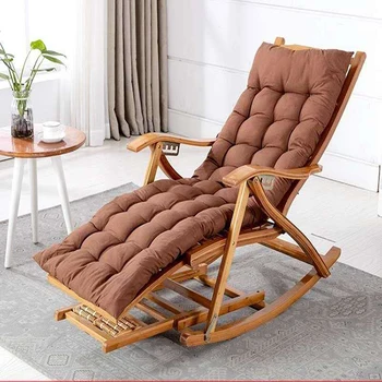 Hojdacia stoličky bambusu kreslo operadla foldinglunch break stoličky balkón lenivý voľný čas doma nábytok starších ArmchairFoot masáž