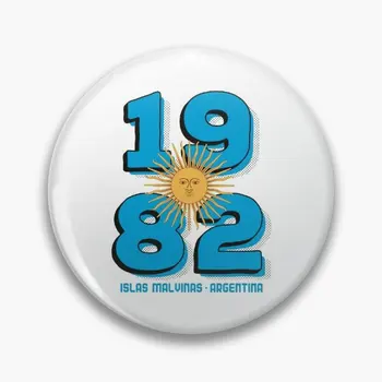 Argentína 1982 Islas Malvinas Soft Tlačidlo Pin Brošňa Módne Cartoon Klobúk Kovové Odznak Golier Milovník Žien Šperky Tvorivé Dekor