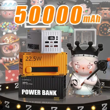 Power bank kontajner 50000mah pomocné batérie veľkú kapacitu, big power bank 22.5 W rýchle nabíjanie vonkajšie núdzové batérie