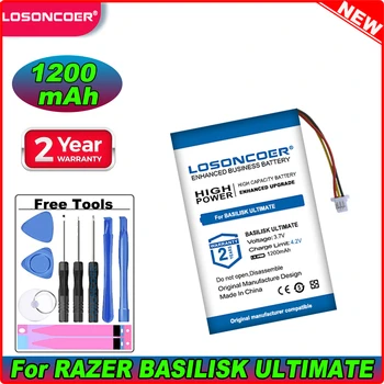 Upgrade Vašej LOSONCOER 1200mAh Batéria Pre RAZER BASILISK ULTIMATE Batérie RC30-031701 Myš