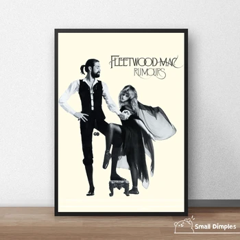 Fleetwood Mac Hudobný Album Plagát Plátno Art Print Domáce Dekorácie Nástenné Maľby ( Bez Rámu )