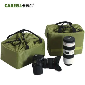 Careell Video Kamera Líniové Taška Vložky & Oddelení Prípade pre Canon, Nikon Digital SLR/ZRKADLOVKY Sony Rx100 a Objektív C305