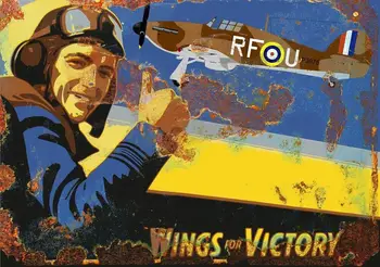 Vintage vojny víťazstvo air force Retro Kovových Stien Doska Umenie Vintage tin prihlásiť