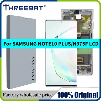 100% Original Displej Na SAMSUNG Galaxy NOTE10+ N975 N975F N9750/DS NOTE10 PLUS LCD Displej Dotykový Displej Náhradné Diely