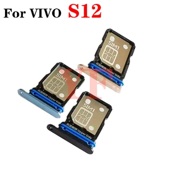 Zásuvku na Kartu SIM, Pre Vivo S12 V2162A zásuvka na Kartu SIM Slot Držiteľ Adaptér Zásuvky