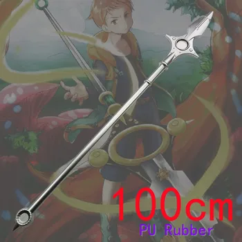 1:1 Nôž Ducha Zbraň Anime Sedem Smrteľných Hriechov Cosplay Stratil Bane Elf Kráľ Magické Lance Meč Hranie Rolí Zbraň Model Bezpečnosti